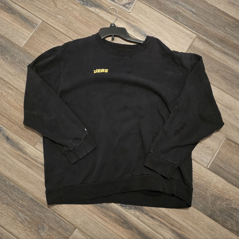 Y2K Oakley Jegs Distressed Sweatshirt Crewneck